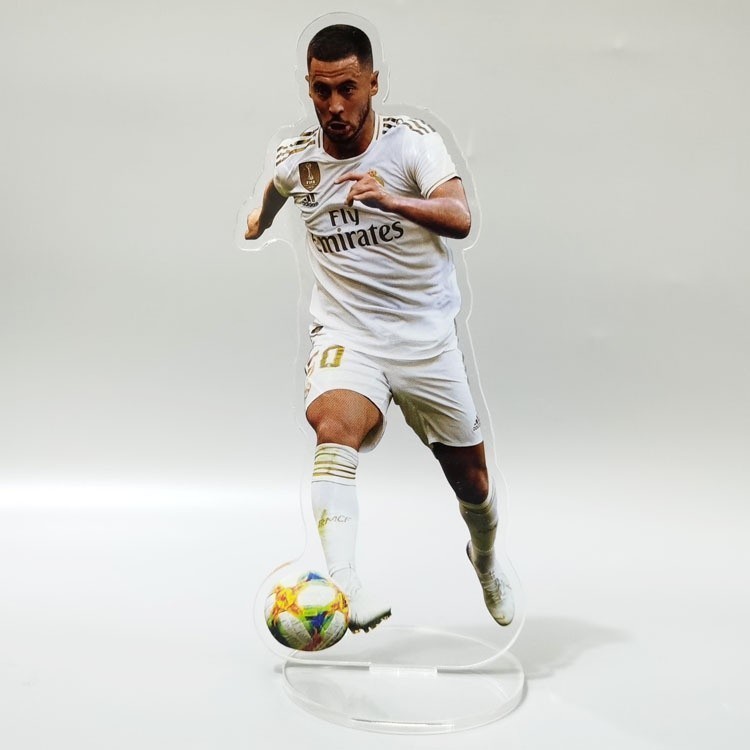 Mô hình nhân vật cầu thủ bóng đá Ronaldo Beckham Messi Mbappe Haaland bằng nhựa acrylic mới in 2 mặt-ĐH