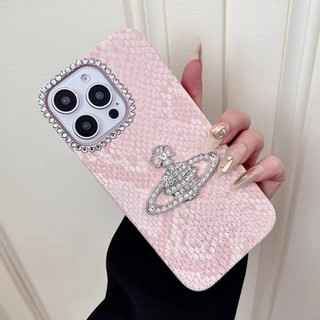 Ốp điện thoại giả da hành tinh ba chiều DIY cho iphone 17 17ProMax 17Pro Vỏ 16 15 14 13 12 11 Pro Max Vỏ điện thoại