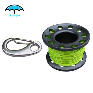 leipupa Cuộn dây lặn có móc và dây loe (33ft) dành cho thể thao dưới nước Lặn biển dưới nước