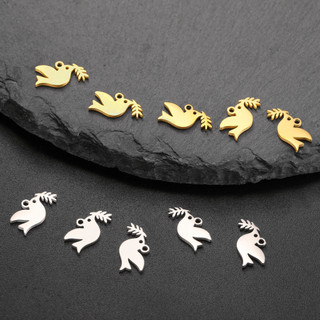 Charm Chim Bồ Câu Hòa Bình Skyrim 5 Chiếc - thép không gỉ, phù hợp làm trang sức DIY