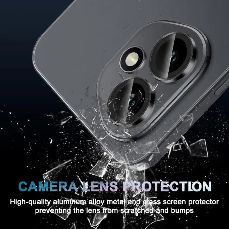 Dành Cho Honor 400 Pro Điện Thoại Camera Bảo Vệ Ống Kính Vòng Dành Cho Honor400 Honor400Pro Hợp Kim Nhôm Kính Bảo Vệ Ống Kính Kính Kính Phim
