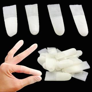 PURECOTTON0 100 CÁI Vỏ ngón tay dùng một lần, Dụng cụ nghệ thuật làm móng tay mờ trong suốt Chống tĩnh điện Ngón tay, Bảo vệ thoải mái Găng tay bảo vệ đầu ngón tay chống trượt Găng tay bảo vệ nơi làm việc