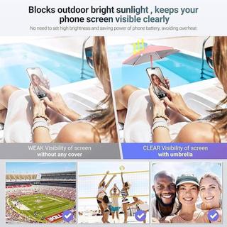 Cell Phone Umbrella Sun Shade Phone Sun Shade Shield Phone Umbrella Sun Blocker Cover Protection Phone caeudeyvn