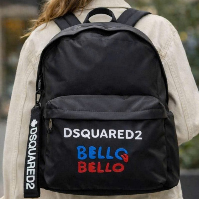 Balo Học Sinh Dê Gà DSQ Bello Xanh Đỏ KCloset Cặp Đựng Sách Vở Laptop Chất Dù Size42 NA108