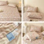 Bộ Chăn Hè Ga Chần Cotton Lụa 5 món tặng kèm vỏ ôm Memminbedding phong cách Hàn Quốc nhẹ nhàng