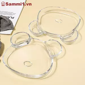 Đĩa đựng gia vị hình gấu ZK & Bát bánh bao vỏ sò - Khay phục vụ trái cây Salad VN