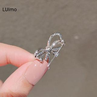 LUImo_cardigan_kẹp_trang_sức_thổ_cẩm_nơ_kim_cương_giả_màu_xanh_thanh_lịch_dành_chị_em