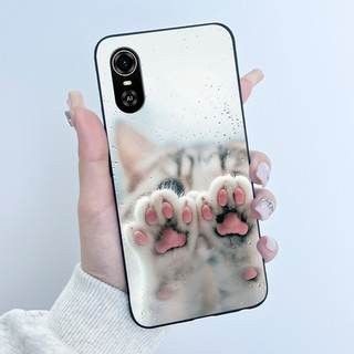 Dành Cho ZTE Blade A31 Plus / BladeA31 Ốp điện thoại Màu Đen Mờ Thẩm Mỹ Sang Trọng Dễ Thương Thoáng Mát Bé Trai Bé Gái Họa Tiết Vỏ Silicon Mềm Ốp điện thoại