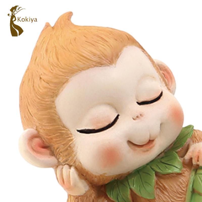 Tượng Khỉ Trang Trí Nhà Tân Gia Thu Nhỏ Nhựa Hình Tượng Tôn Ngộ Không Điêu Khắc Cho Ban Công Trong Nhà Sân Vườn Ngoài Trời Hiên Nhà Bãi Cỏ