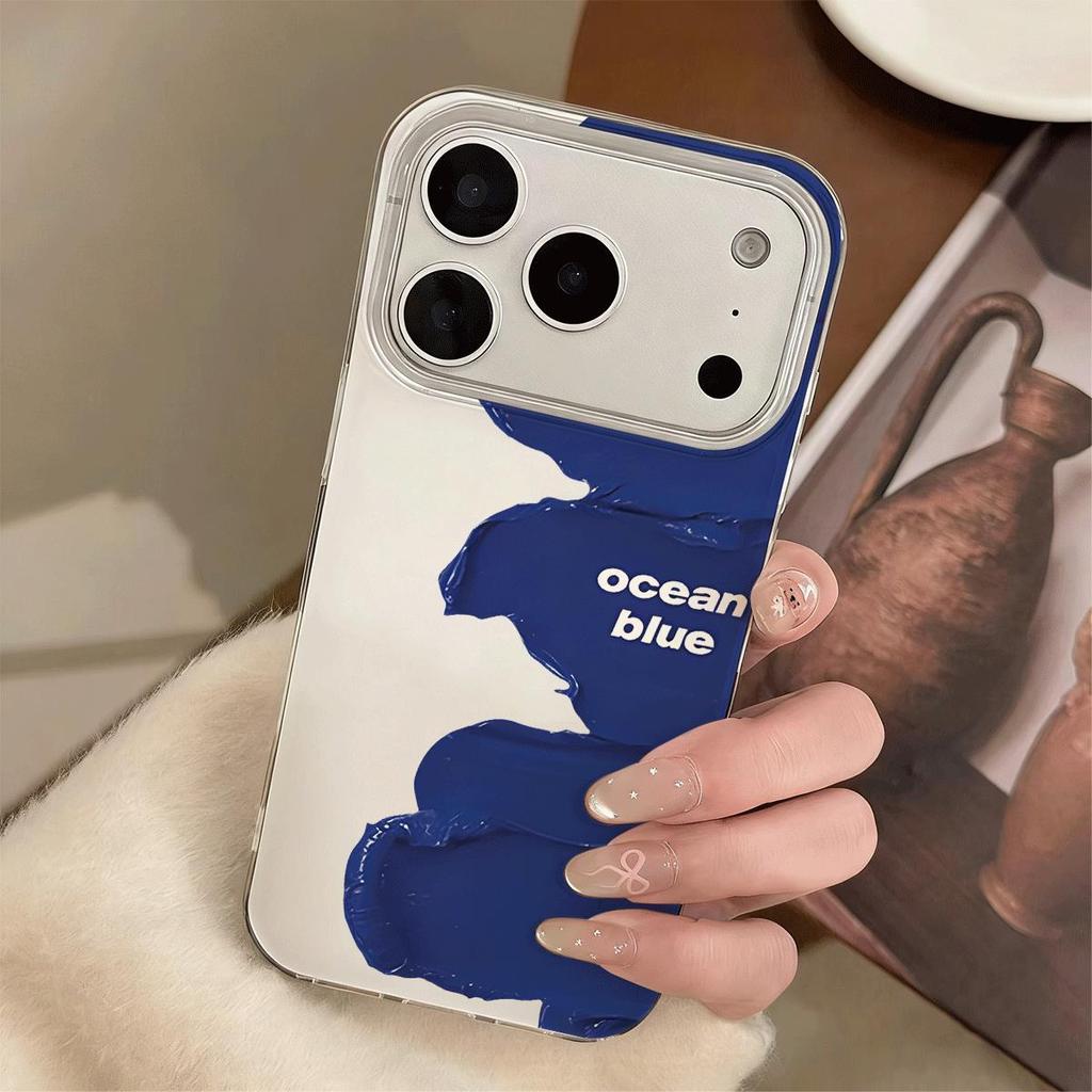 Deepsea Blues cho 16 trường hợp iPhone 17Air hai lớp trường hợp 14 13 11Pro