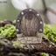 QIUWU 3 Chiếc Cửa Gỗ Nhỏ Khung Ảnh Phụ Kiện Mộc Mạc Nhựa Thủ Công Phong Cảnh Mini Naments Trang Trí Nhà Cây Đồ Trang Trí.