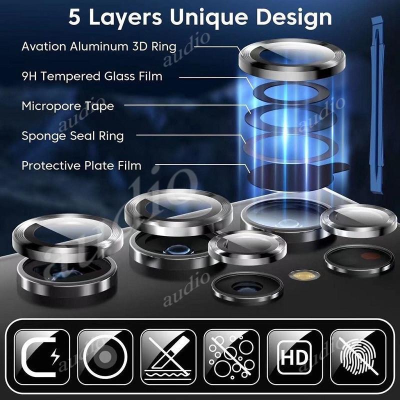 POCO X8 Pro Max 5G Kim Loại Bảo Vệ Ống Kính Máy Ảnh Kính Cường Lực Cho Poco X8 Pro Max 5G Siêu Mỏng Trong Suốt Vòng Kim Loại Bảo Vệ Ống Kính Máy Ảnh Kính Cường Lực Cho Poco X8Pro Pro X8ProMax 5G