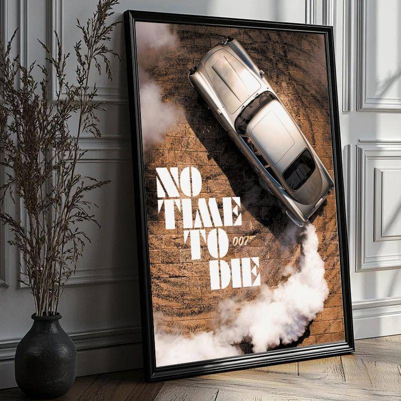 James Bond 007 Phim Cổ Điển HD Canvas Nghệ Thuật Poster Không Khung Trang Trí Tường Cho Gia Đình Phòng Khách Phòng Ngủ