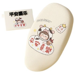 Pin Ghế Ô Tô Đuôi Nguồn Xanh Mới Nitto Cách Tổ Ong Lưới Điện Thoáng Khí Ghế Bảo Vệ Phụ Kiện D1ET