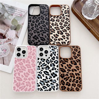 Ốp điện thoại doanh nhân in họa tiết da báo thời trang cao cấp cho iPhone 17 16 15 14 13 12 11 Pro Max Air Cover