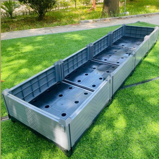 Chậu ghép thông minh HDPE/PP 200x50x23cm: Thẩm mỹ, bền bỉ, dễ lắp đặt, phù hợp mọi cây trồng đô thị.