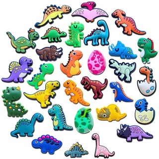Set Charm Khủng Long Cầu Vồng Siêu Dễ Thương Cute- Charm gắn dép khủng long ngộ nghĩnh