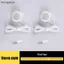 1 Cặp dây tự động không buộc, ren xoay, phụ kiện sneaker, màu đen/trắng