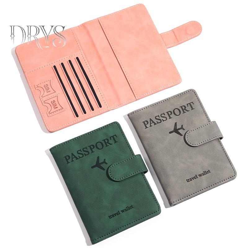 (TFT) Vỏ đựng hộ chiếu chống từ tính & chống trộm Hộp đựng thẻ tín dụng du lịch Ví da Sổ hộ chiếu dành cho nữ / nam Vỏ hộ chiếu MỚI