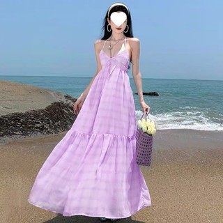Đầm maxi nữ nhẹ nhàng, bay bổng,Thiết kế hai dây gợi cảm, nữ tính,Phù hợp đi biển, du lịch, chụp ảnh