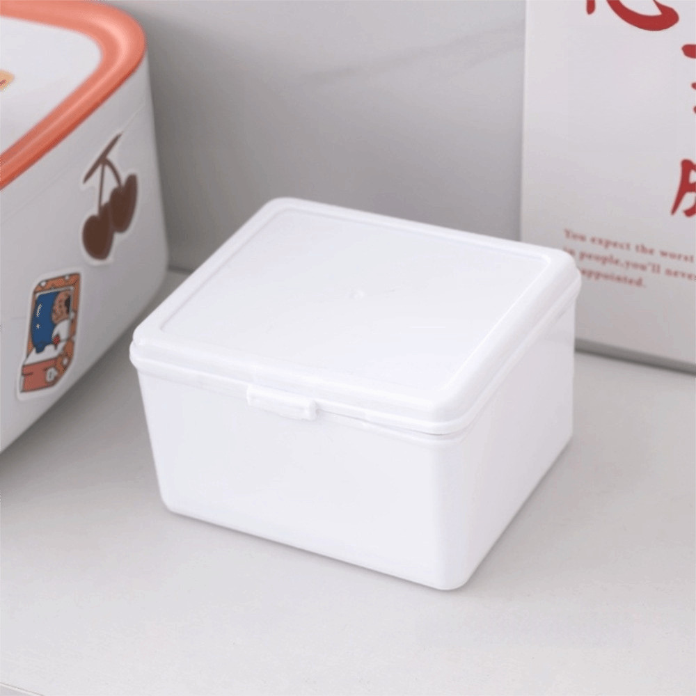 Hộp Bảo Quản YUUKII, Nhựa Có Nắp Hộp Thu Thập, Hình Chữ Nhật Nhỏ Chống Bụi Máy Tính Để Bàn Trang Trí Thẻ Hộp Bảo Quản Trang Sức