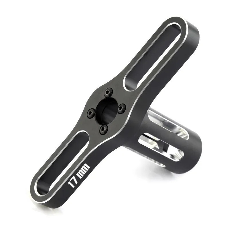 Hợp Kim Nhôm Kim Loại 17MM Bánh Xe Lục Giác Cờ Lê Dụng Cụ HEX Hạt Tay Xe RC Cho 1 / 8 1 / 10 Off-Road RC Xe Quái Vật Xe Tải Bánh Xích Lốp