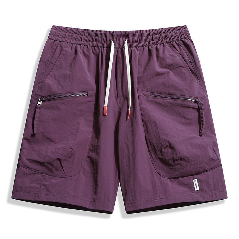 Quần Short Nam Phong Cách Hàn Quốc từ Nylon, phù hợp cho thể thao mùa hè