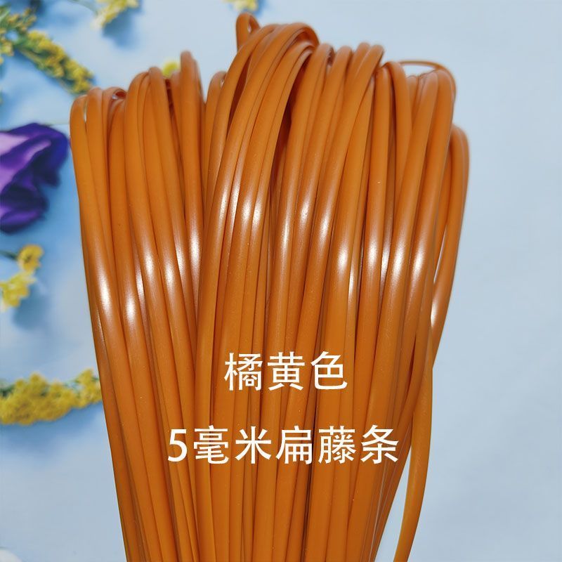 Chất liệu dệt PE giả mây 5mm, dây 5mm cho túi DIY