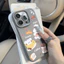 Trà chiều ngọt phù hợp với 16 chiếc vỏ điện thoại iPhone 17 Air, hoa văn lựu,14/13/11Pro