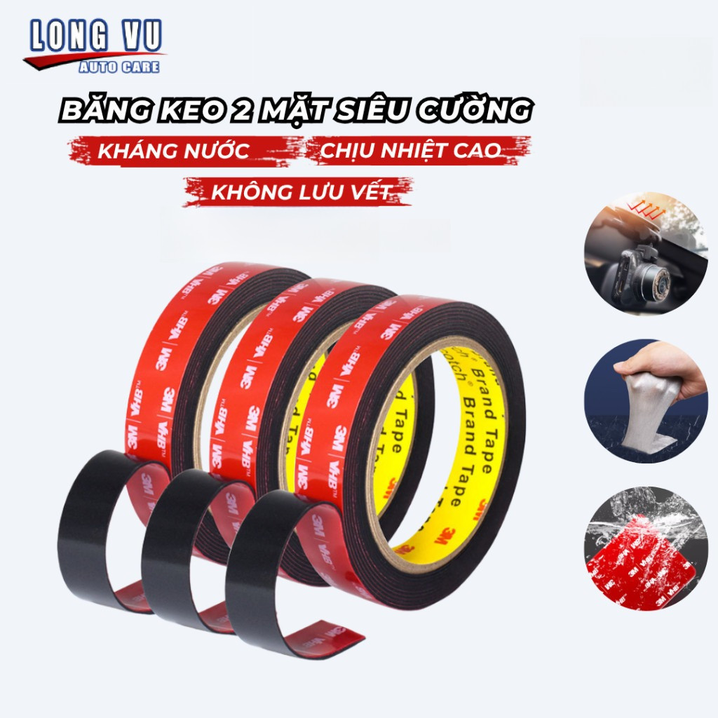Băng Keo Cường Lực 2 Mặt Siêu Dính 3M VHB 5952 | Shopee Việt Nam