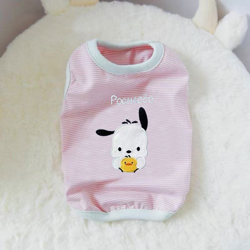 Mùa Xuân Mỏng Mùa Hè Quần Áo Thú Cưng Chó Mèo Vest Schnauzer Maltese Pomeranian Teddy Bichon Chống Trơn