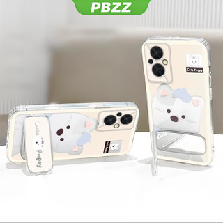 Ốp Lưng Cho OPPO Reno 7Z 5G RENO 7 Z 5G RENO 8Z 5G Vỏ Điện Thoại Vỏ Mềm Silicon Chống Sốc Trong Suốt Thiết Kế Mới Thẩm Mỹ Chó Dễ Thương Có Giá Đỡ Cho Gương TKXGDQZJ01