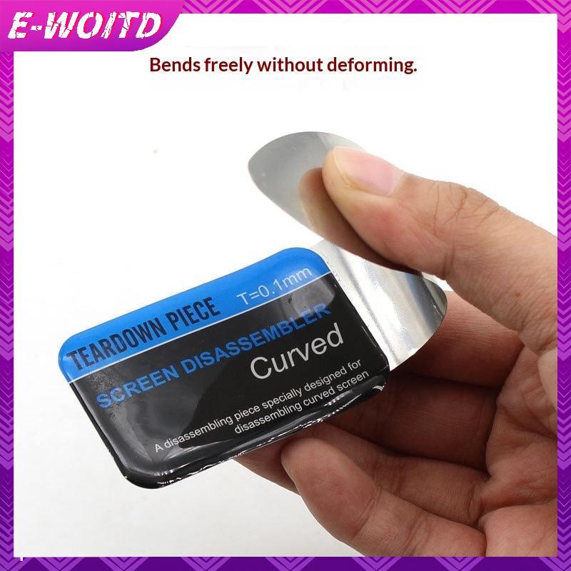 E-WOITD 5 Trong 1 Thép Không Gỉ Chuyên Nghiệp Màn Hình Cong Dụng Cụ Pry Cho Điện Thoại Máy Tính Bảng Sửa Chữa Laptop Kim Loại Spudger Tháo Lắp Bộ E-WOITD