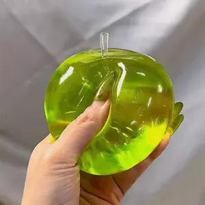 Squishy Green Apple Stress Ball Fidget Đồ chơi cảm giác phục hồi chậm Đồ chơi bóp cho trẻ em Chống căng thẳng