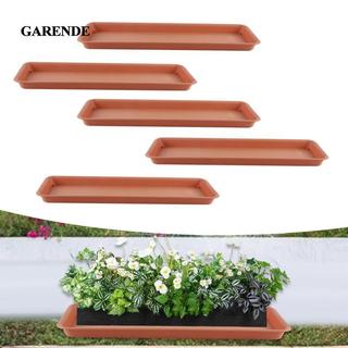Garende Đĩa Thực Vật PP Lớn Hình Chữ Nhật Chậu Trồng Khay Hoa Chậu Nước Nhỏ Giọt Khay Cho Ban Công Sân Vườn Trang Trí Văn Phòng