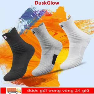 Tất Thể Thao DUSKGLOW - Vớ Bóng Đá Ống Dài Ngắn, Thoáng Khí, Chống Trơn Trượt và Thấm Hút Mồ Hôi Tốt