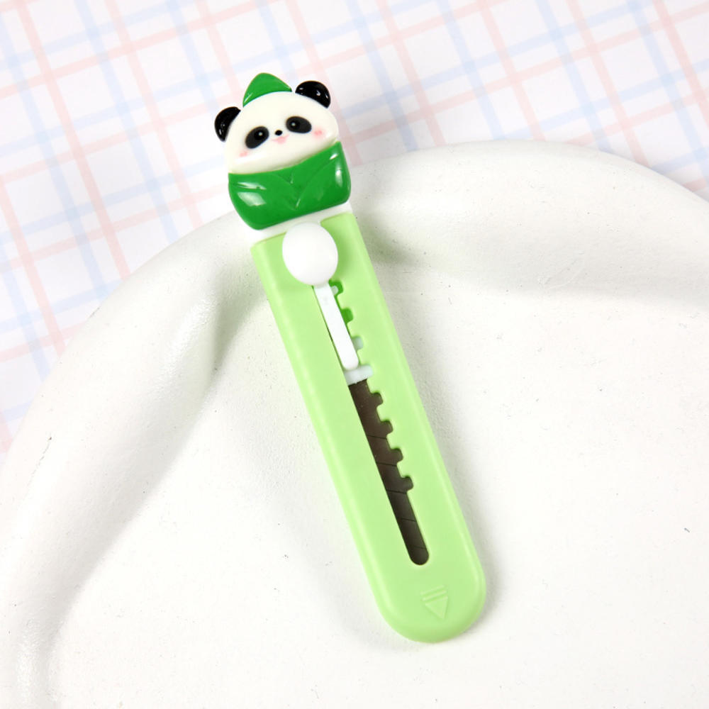 Dao bỏ túi gấu trúc Kawaii | Dụng cụ cắt có thể thu vào an toàn để sử dụng hàng ngày