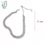 Thời Trang Full Kim Cương Giả Choker Nelaces Cho Nữ Hình Học Pha Lê Nelaces Đám Cưới Trang Sức Dự Tiệc Quà Tặng