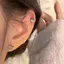 Bông Tai Trái Tim Cho Nữ - Xương Tai Mềm Mại, Trang Sức Quà Tặng Đặc Biệt