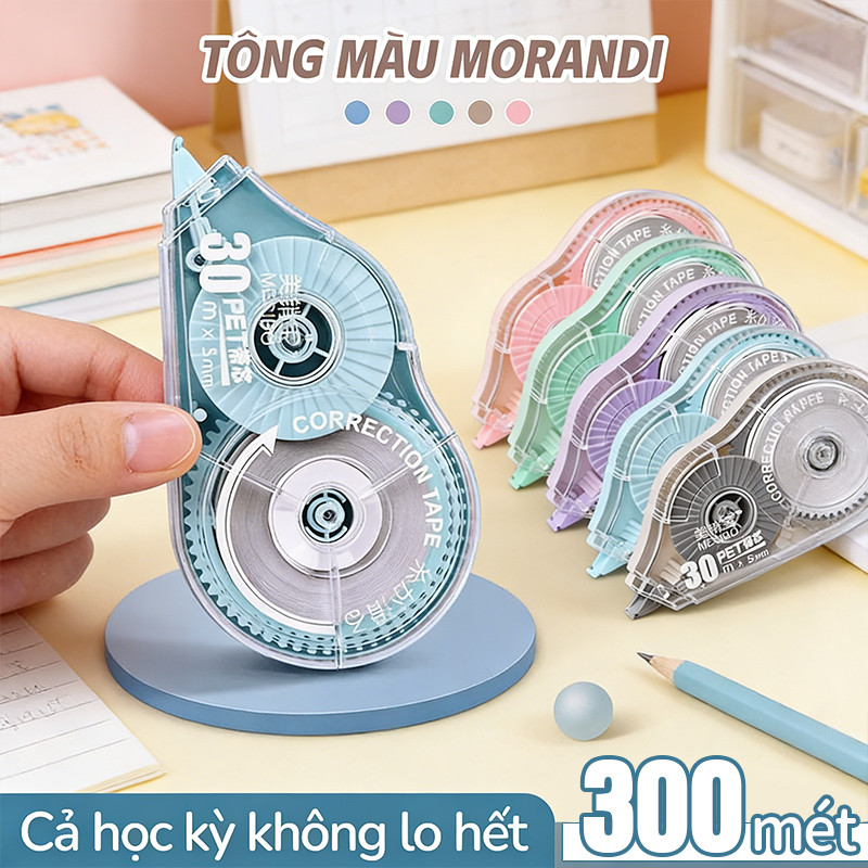 Dải dán sửa lỗi sáng tạo, không để lại vết, dán sửa lỗi dụng cụ học tập và làm việc của học sinh