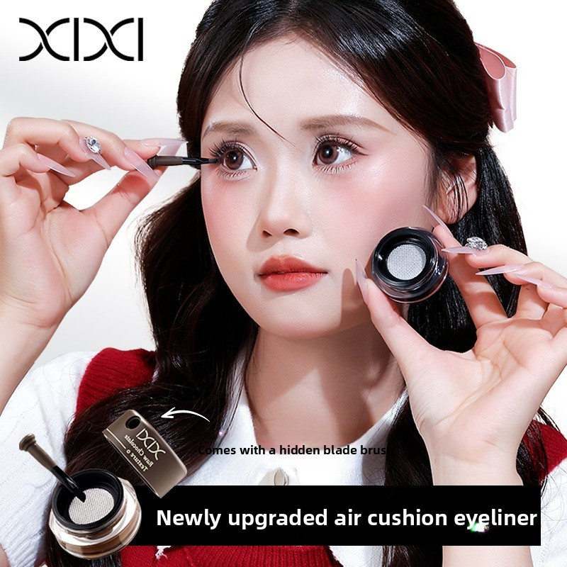 Xixi Kem Kẻ Mắt Dạng Lọ Mềm Mịn Dễ Kẻ Lên Màu Đều Chống Nước Không Lem Lâu Trôi Tự Nhiên D766