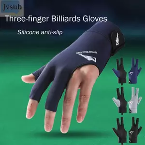 Găng tay billiards JVSUB - Ba ngón thoáng khí, chống trượt, phù hợp cho luyện tập