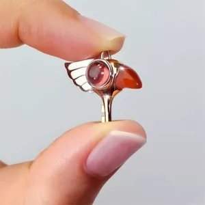Biến Đổi Kích Thước Phá Vỡ ~ Đa Dạng Sakura Đầu Chim Đũa Phép Mặt Dây Chuyền Vòng Cổ Thẻ Ma Thuật Cô Gái Sakura Anime Hàng Hóa Món Quà Làm Bằng Tay Tinh Tế