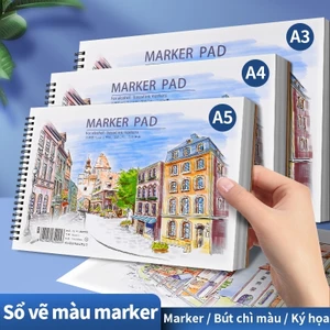 Vở Vẽ Cần Thiết Cho Mỹ Thuật Học Sinh, Được Sản Xuất Từ Giấy Dày Đặc Biệt, Có Hai Kích Thước Phổ Biến A4 Và A5