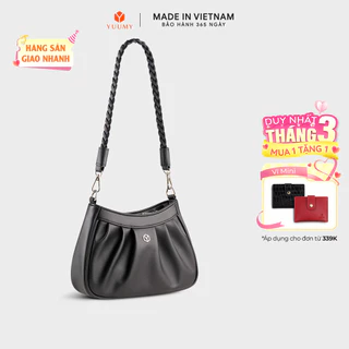 Túi Yuumy (Thời trang nữ xếp ly sành điệu - Túi đeo vai da Seasand YN267)