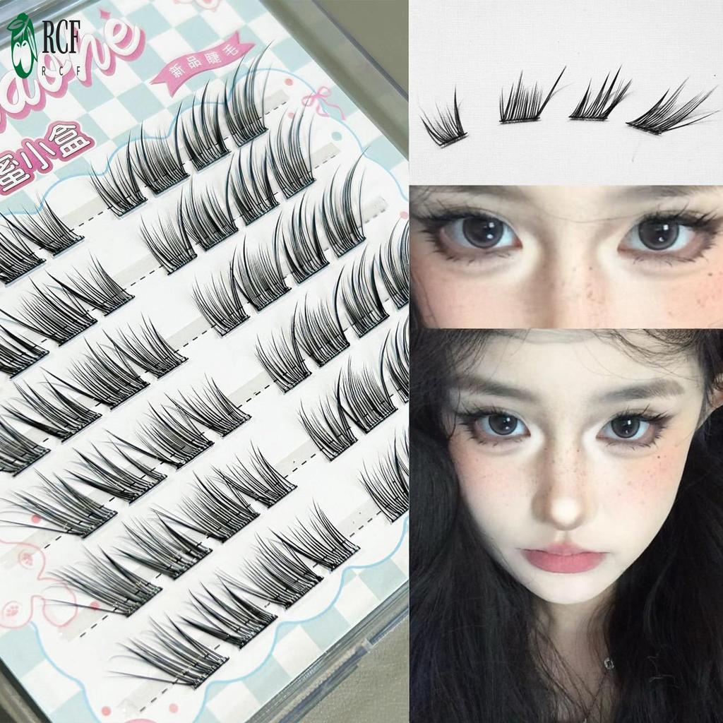 Cụm lông mi không keo 3D DIY - Wispy Fluffy Lash Extension cho các bữa tiệc du lịch