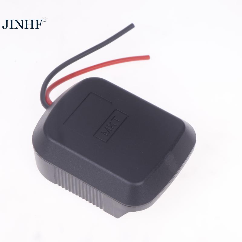 JINHF Cho Makita 21V 18V Li-ion Pin DIY Pin Cáp Kết Nối Đầu Ra Bộ Chuyển Đổi BL1830 BL1840 BL1850 Cho Máy Khoan Điện HOT