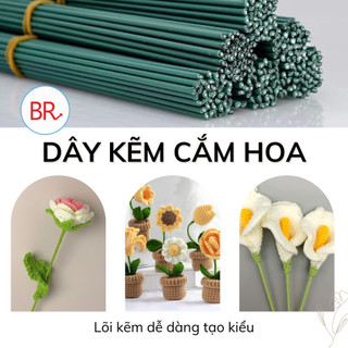 [HÀNG LOẠI 1][HỎA TỐC HCM] Cây Kẽm CÀNH Làm Hoa Sáp, Hoa KẼM NHUNG Handmade 28CM, 40CM ANGIHOME