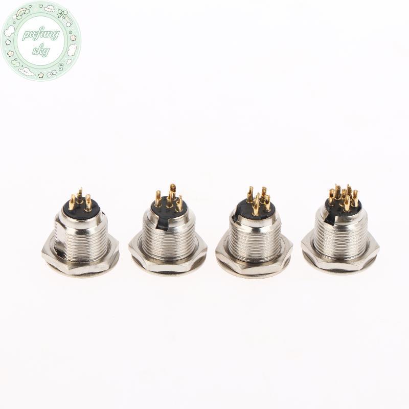 PUSKY 1 Cái Đầu Nối Thẳng Âm Thanh XLR Nhỏ Mini XLR 3 / 4 / 5 / 6 Pin Nữ / Nam Cắm Nam Soet Cho Cáp Micro VN