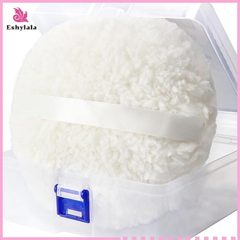 Eshylala 15cm Bột Cực Lớn Puff Oversize Dài Sang Trọng Body Powder Applicator Dễ Dàng Giữ Quá Khổ Bụi Puffs Cho Body Face Powder [MỚI]